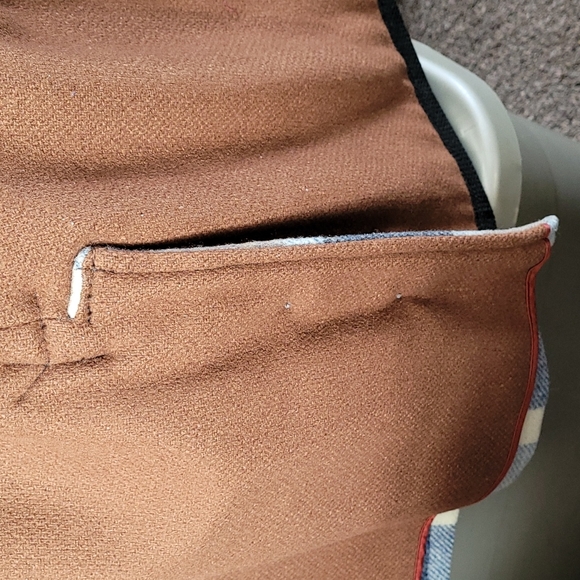 Vtg Penguin Fashions Plaid Wool Blend Peacoat - Picture 15 of 15